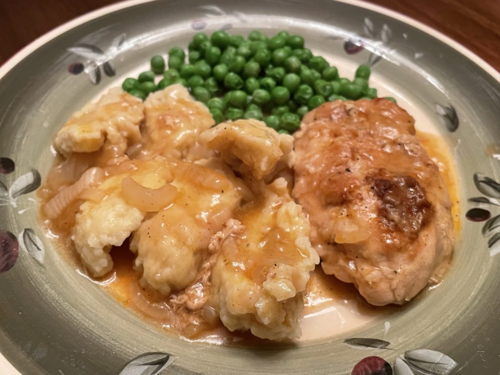 Chicken Paprikash and Dumplings