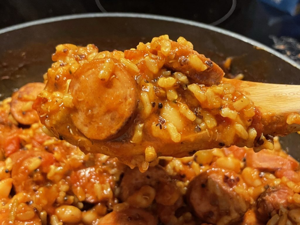 Spanish Rice with Smoked Sausage