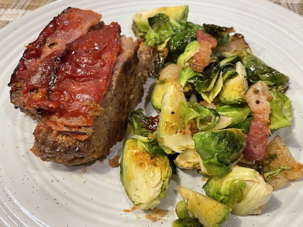 Sheet Pan Brussels Sprouts with Bacon