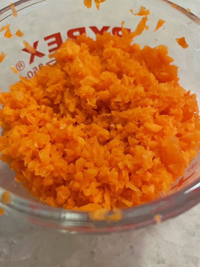 shredded carrots