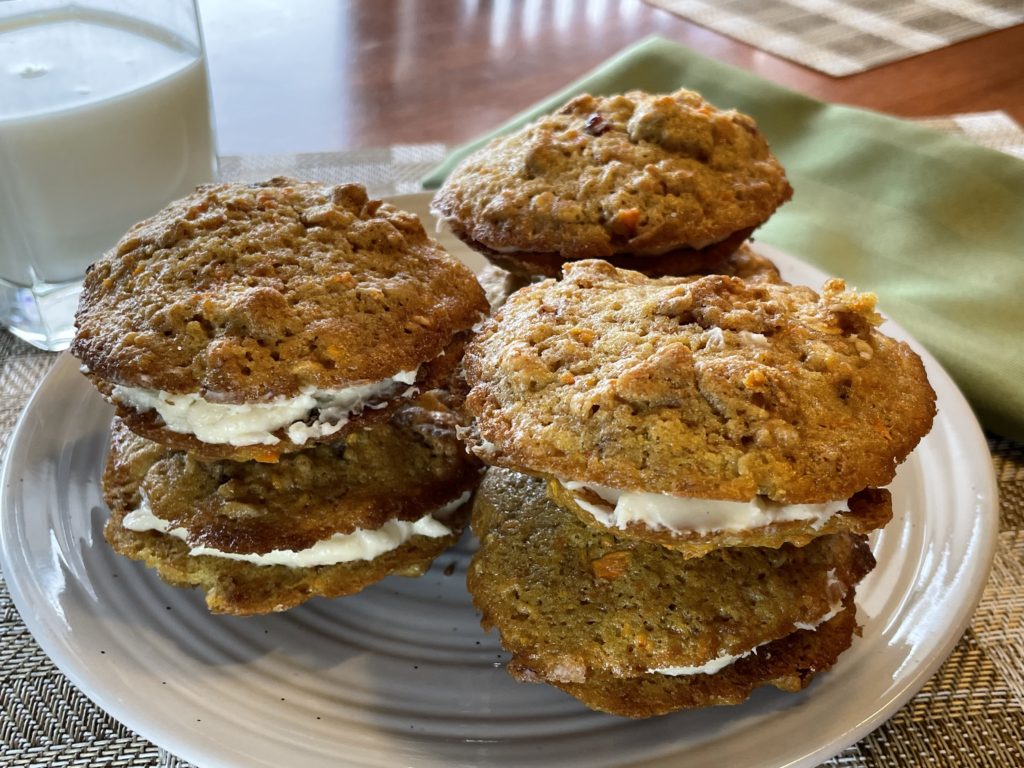 Carrot Cake Sandwich  Cookies