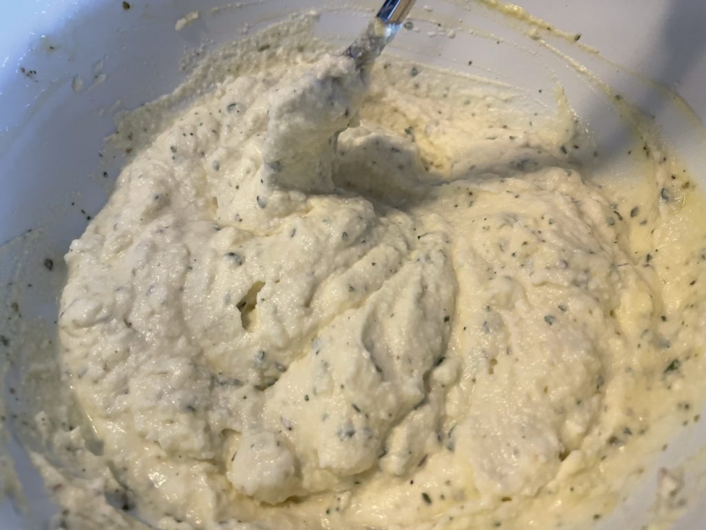 ricotta cheese filling