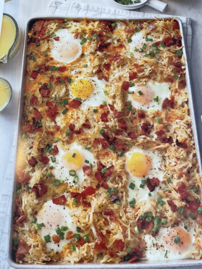 Sheet Pan Bacon and Eggs Breakfast