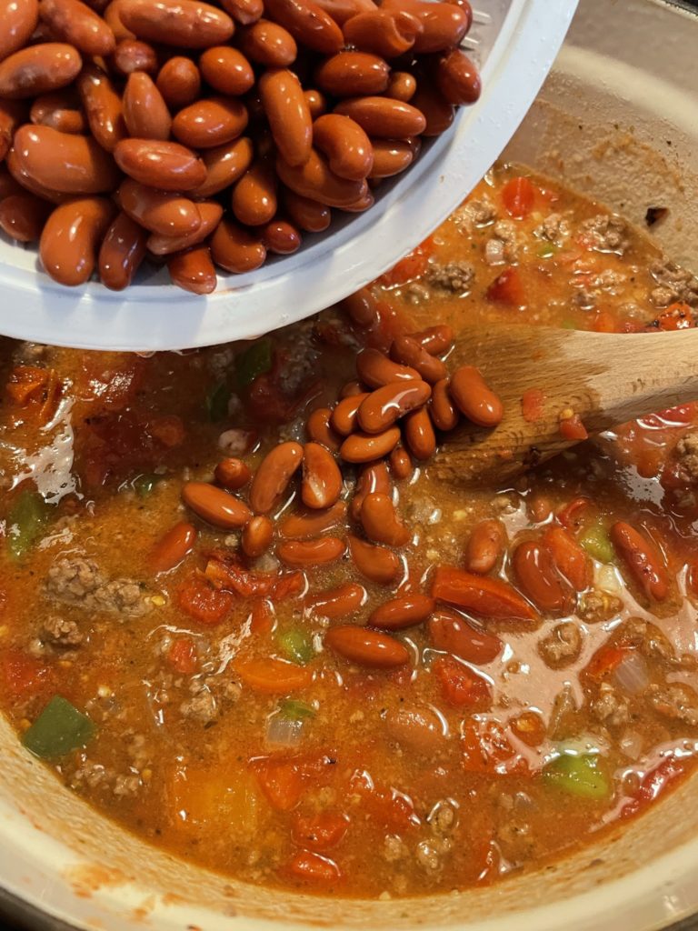 Cincinnati Style Chili with beans