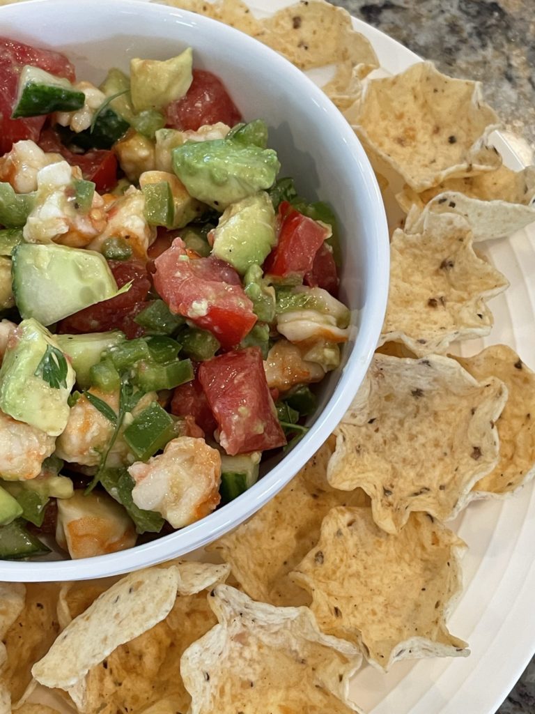 Avocado Shrimp Salsa