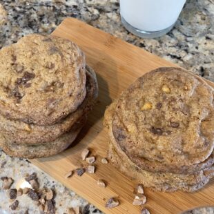 Butterscotch Toffee Cookies