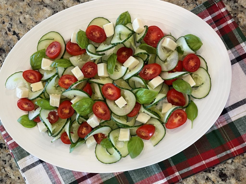 Cucumber Caprese Salad