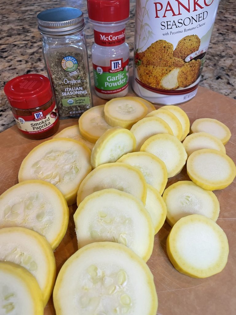 Making Crispy Roasted Summer Squash