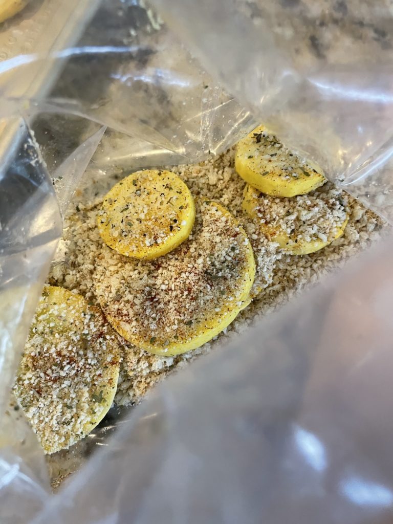 Breading for Crispy Roasted Summer Squash