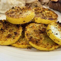 Crispy Roasted Summer Squash