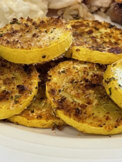 Crispy Roasted Summer Squash