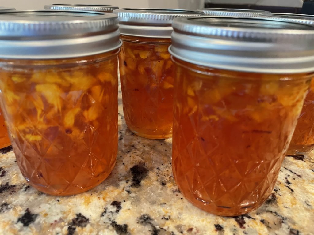 Ginger Peach Jam