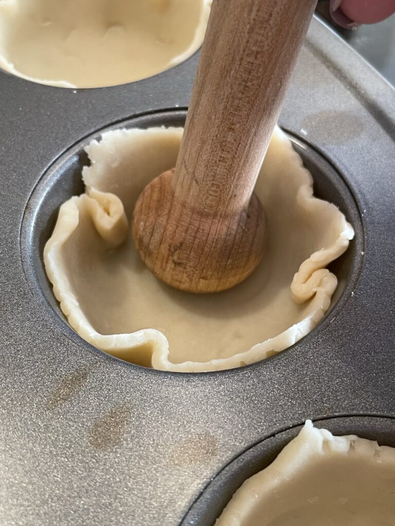 Making Mini Pumpkin Pies