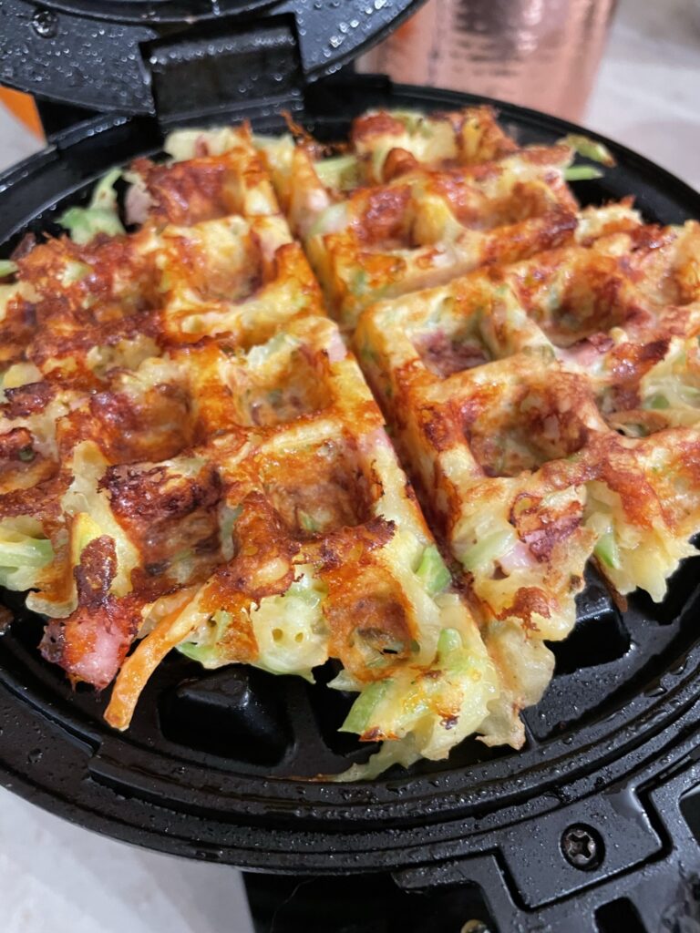 Loaded Potato Waffles