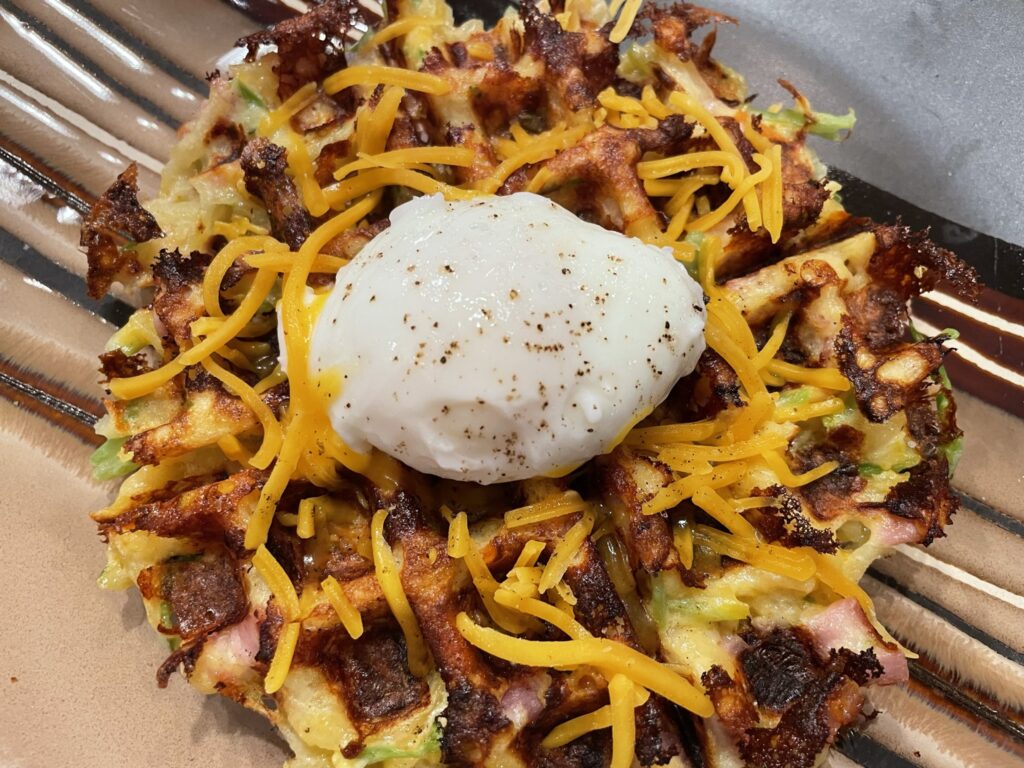 Loaded Potato Waffles