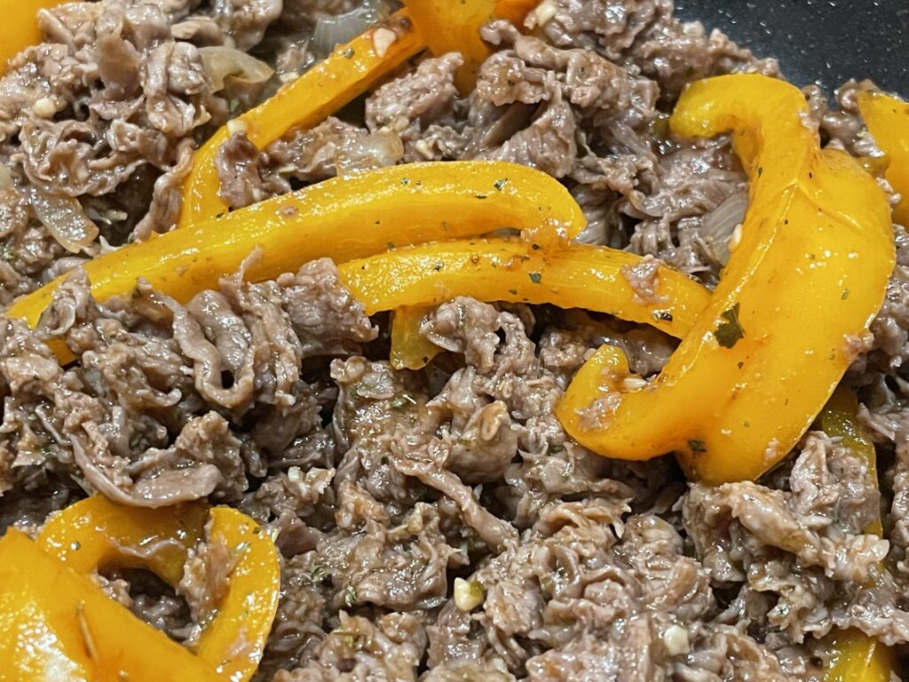 Philly Cheesesteak with Peppers