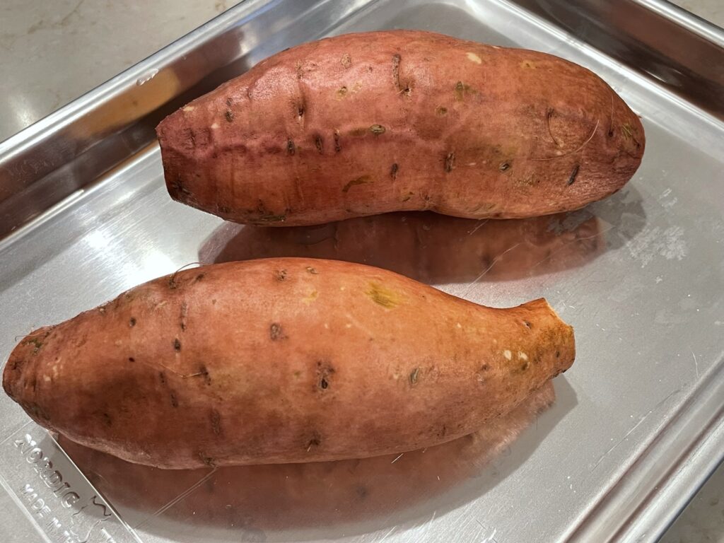 roasted sweet potatoes