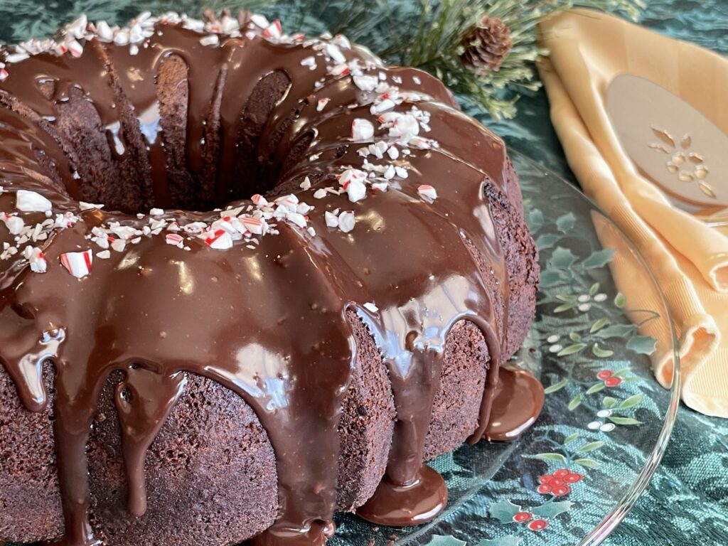 Chocolate Peppermint Cake