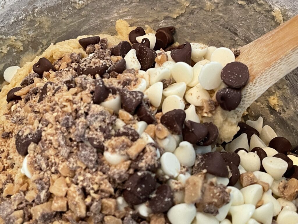 Making Dump Cookie Bars