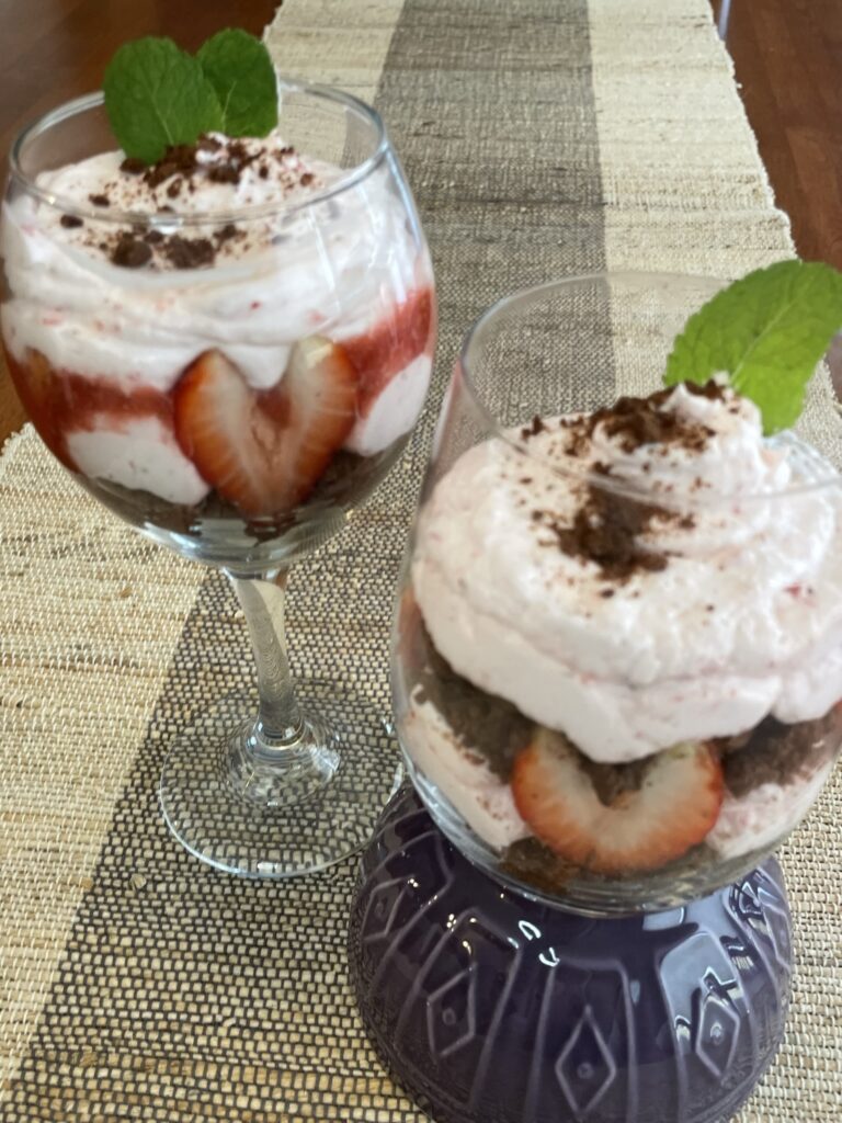 Strawberry Chocolate Crush Parfait