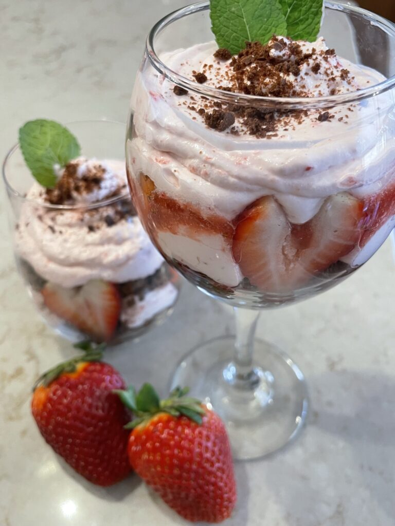 Strawberry Chocolate Crush Parfait