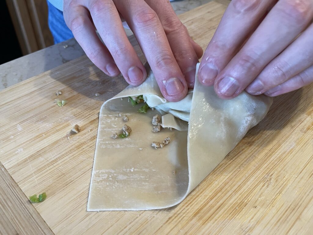 Rolling Air Fryer Egg Rolls