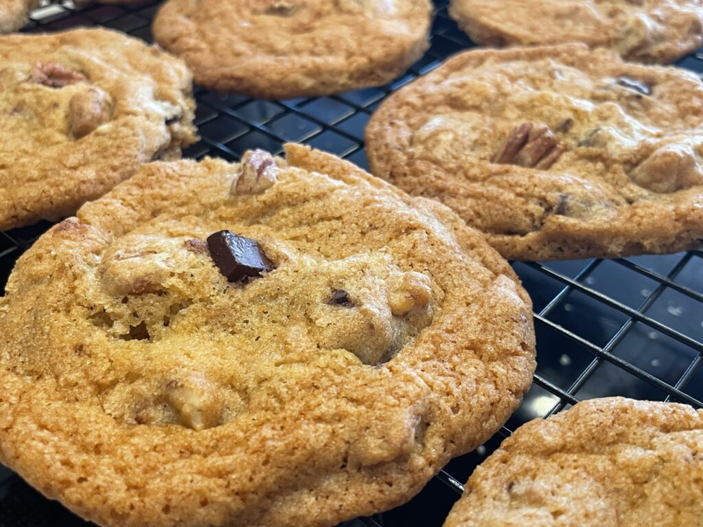 Dark Chocolate Chip Cookies