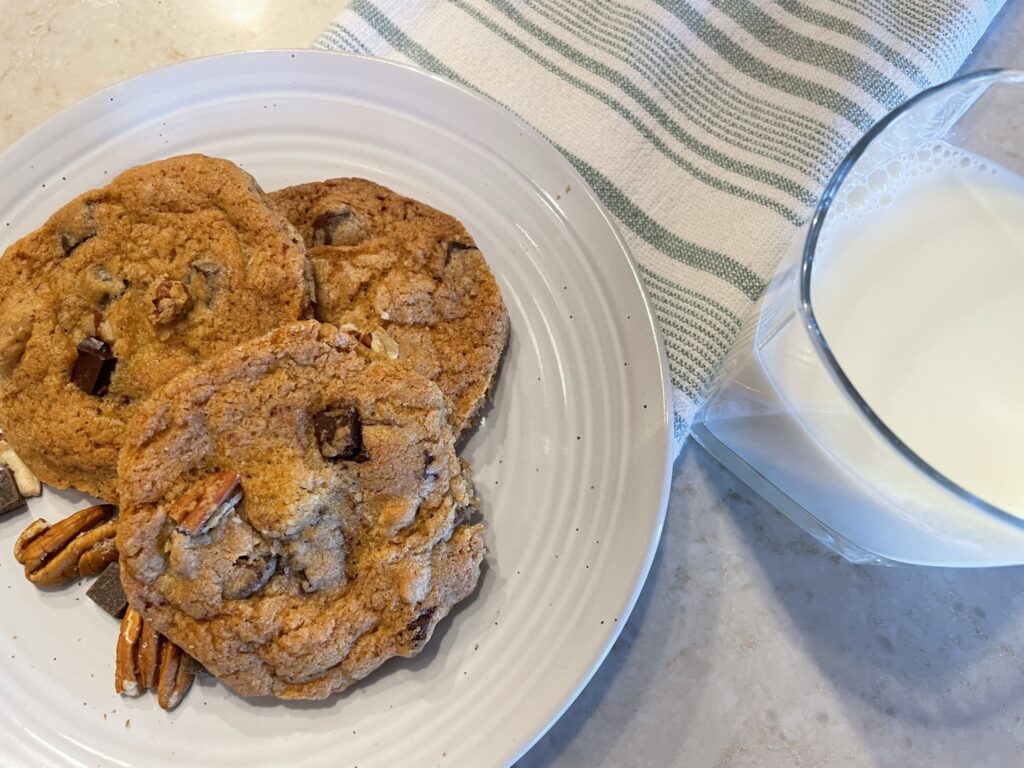 Dark Chocolate Chip Cookies