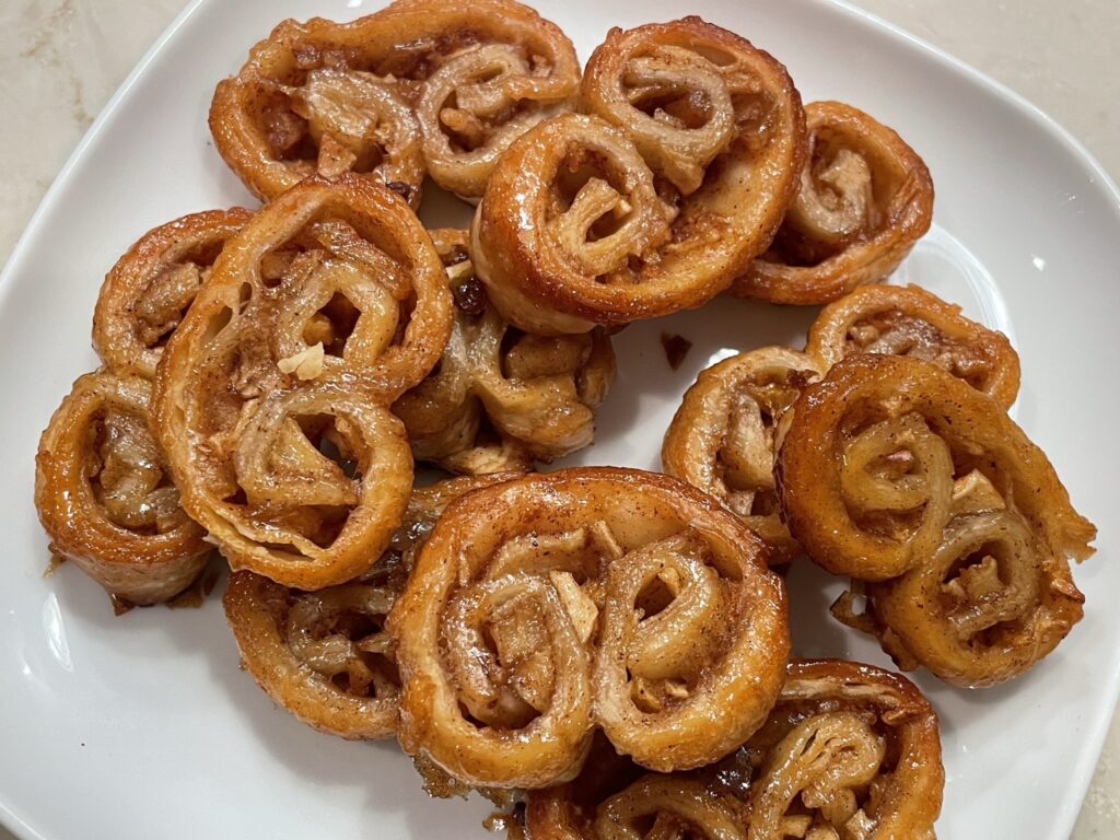 Caramel Apple Palmiers