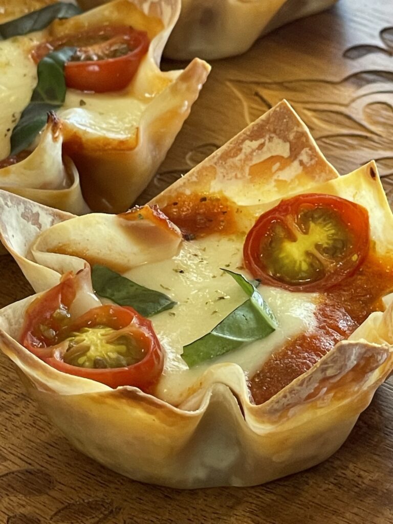 Margherita Pizza Cups