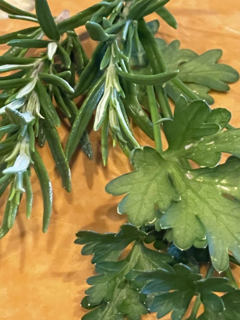 Fresh Rosemary and Italian Parsley