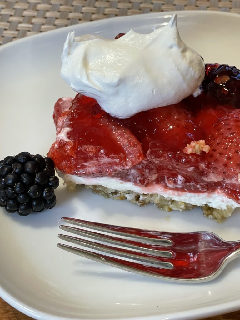 Mixed Berry Pretzel Dessert