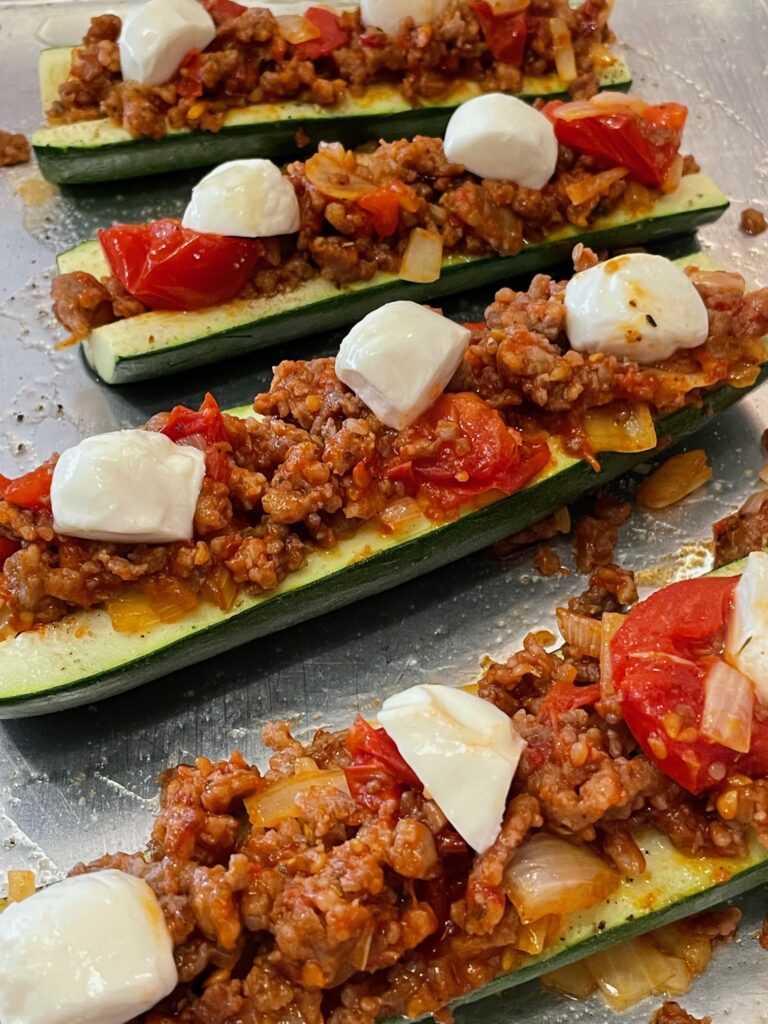 Italian Zucchini Boats