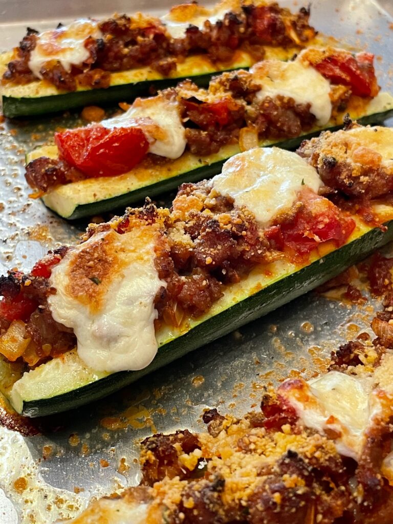 Italian Zucchini Boats