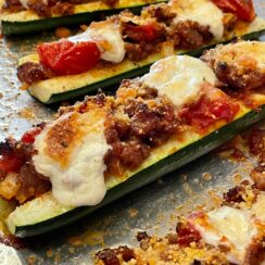 Italian Zucchini Boats