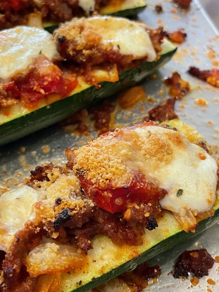 Italian Zucchini Boats