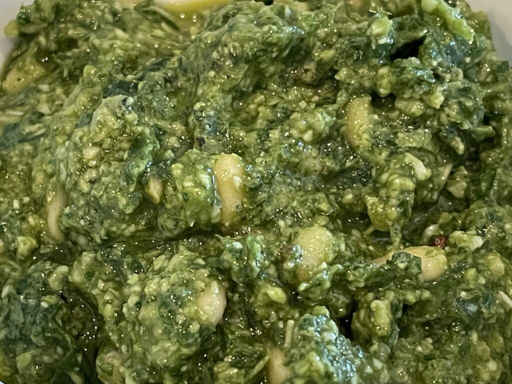 basil pesto with pine nuts