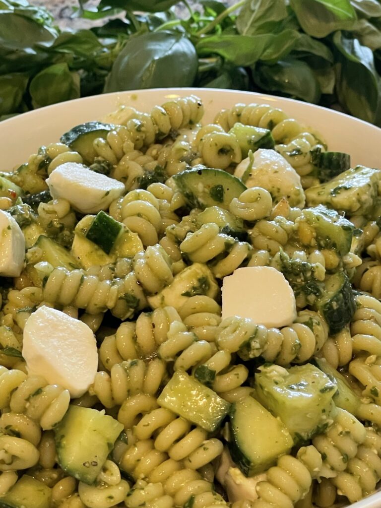 Basil Pesto Pasta Salad