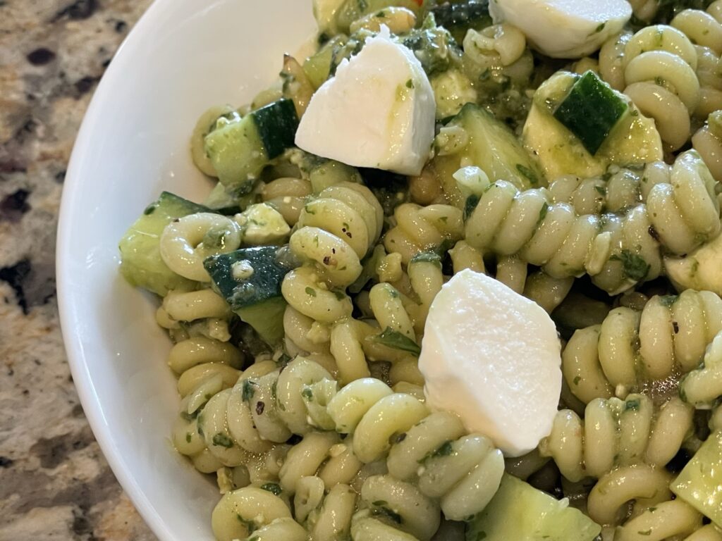 Basil Pesto Pasta Salad