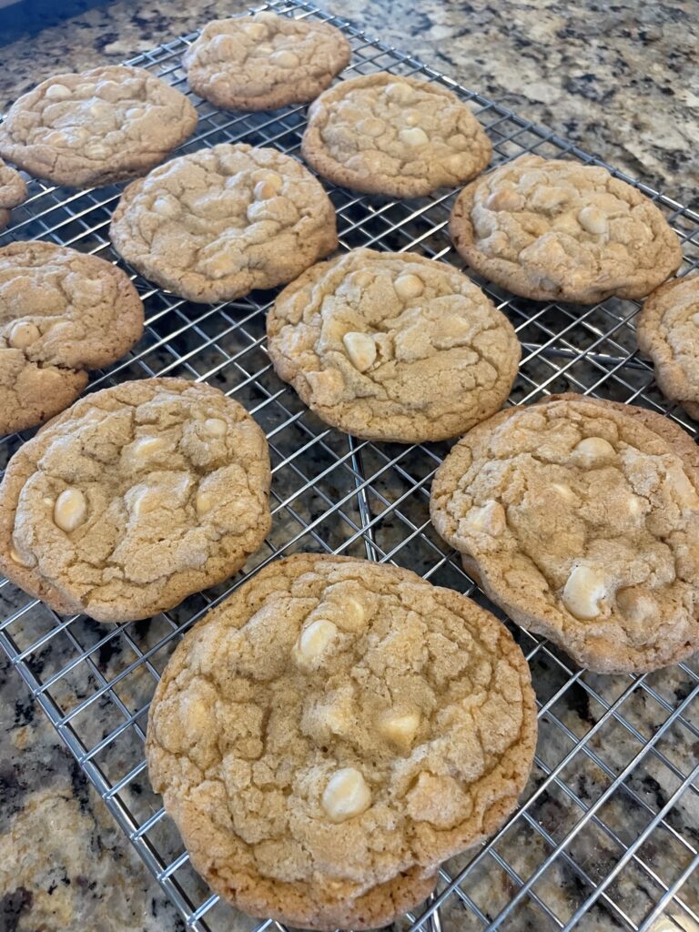 White Chocolate Macadamia Nut Cookies 