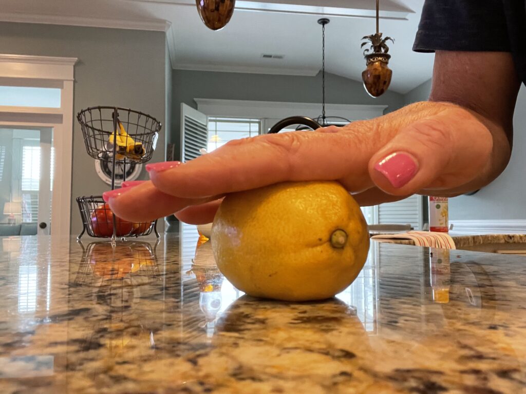 Roll a lemon on the counter before juicing it.