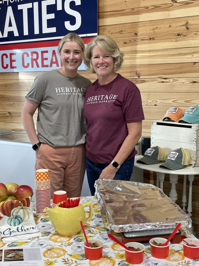 Katie and Theresa at Heritage Fresh Market