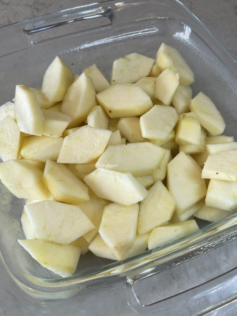 sliced apples