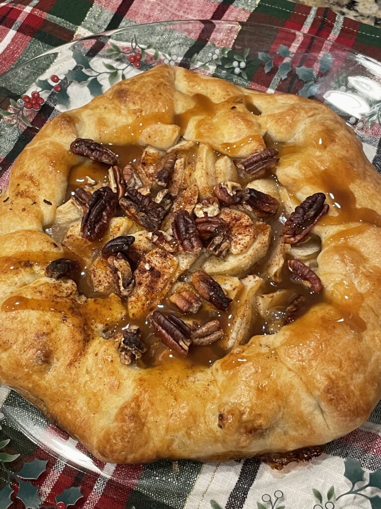 Caramel Apple Pecan Galette