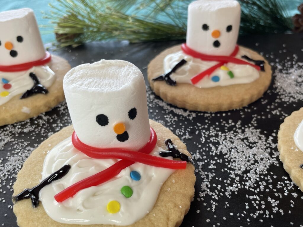 Melted Snowman Cookies