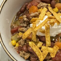 Tex Mex Turkey Chili