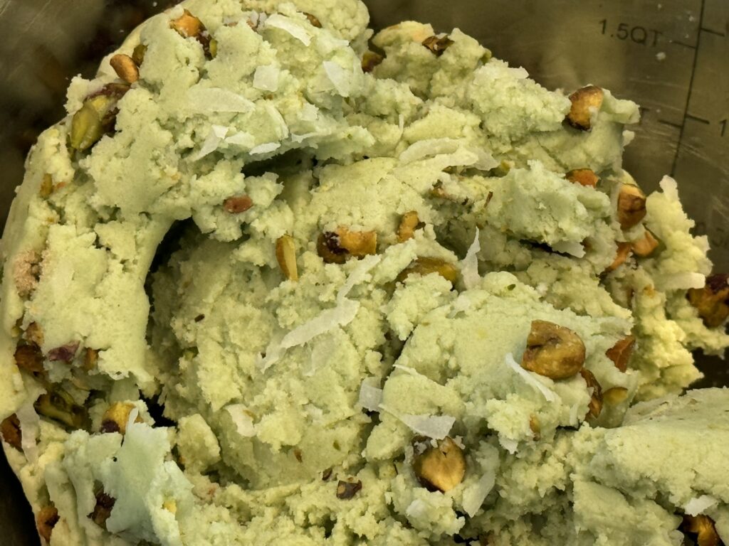 pistachio pudding cookie dough