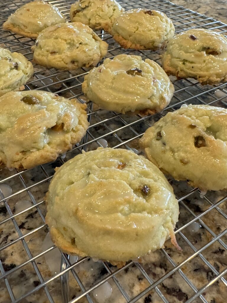 Pistachio Pudding Cookies