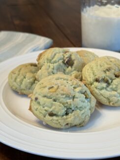 Pistachio Pudding Cookies