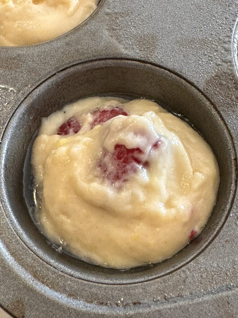 Lemon Raspberry Streusel Muffins